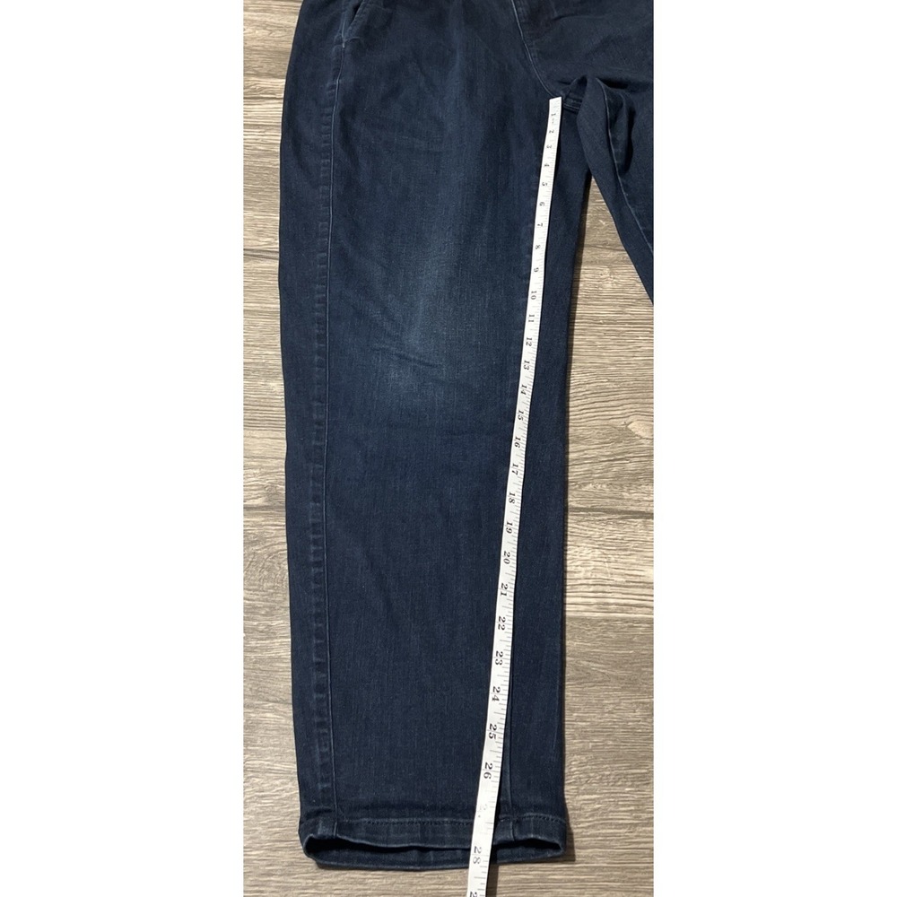 Eileen Fisher Organic Cotton Stretch HighRise Tapered DarkWash Jean SZ 8 (31x28) - Picture 8 of 12